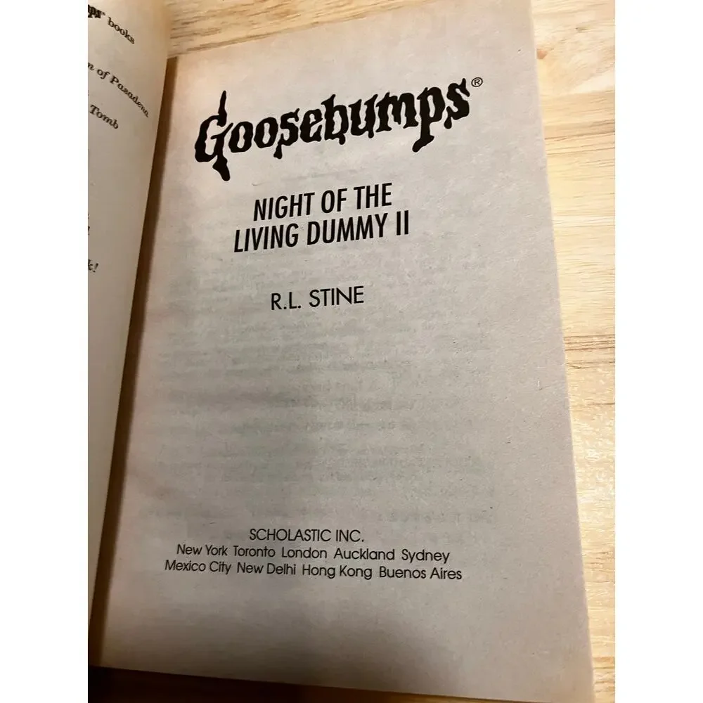 Scholastic first printing